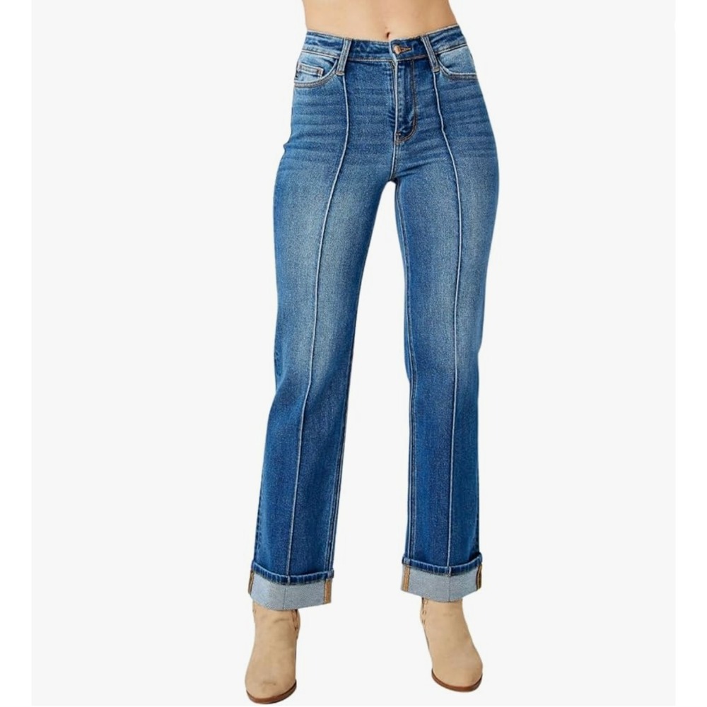 Judy Blue Women's Straight Leg Jeans - Blue
